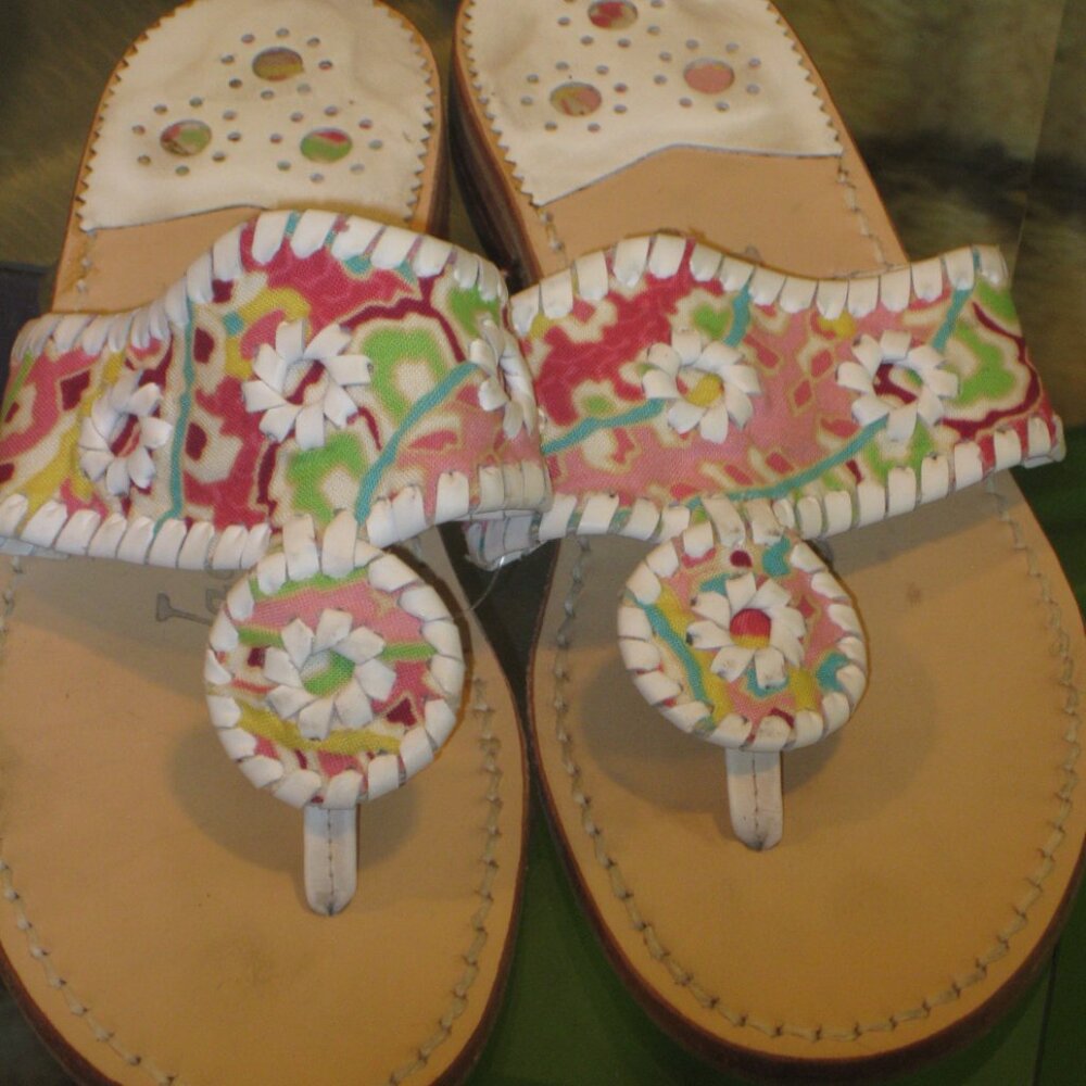 Jack Rogers Sandals - Multi-color fabric